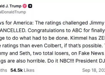 Trump's reaction following Kimmel's suspension
