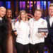 Kelly Gardner/FOX Joe Bastianich, Judge Tiffany Derry, Winners Jessica and Jesse on 'MasterChef: Dynamic Duos.'