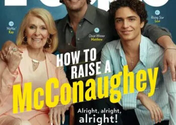 Ari & Louise Kay McConaughey, Matthew McConaughey and Levi McConaughey cover PEOPLE's Generations issue