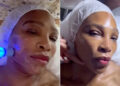 serenawilliams/Instagram (2) Serena Williams shared details from her facial and body treatment.