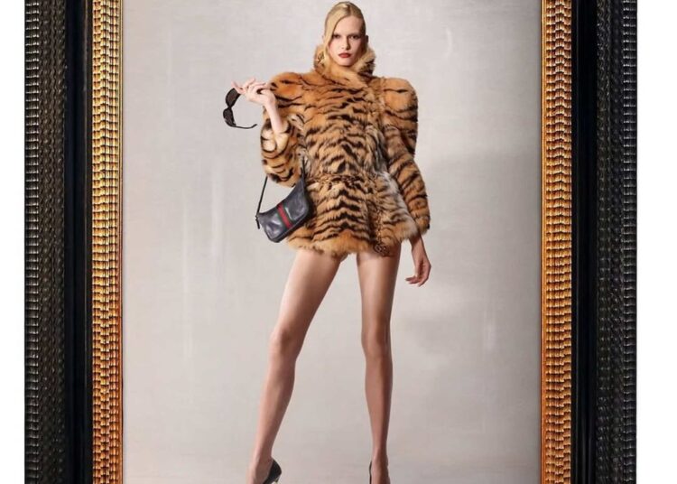 One of the looks from Demna’s first collection for Gucci that was revealed on Instagram. Photo: @demnagram/Instagram