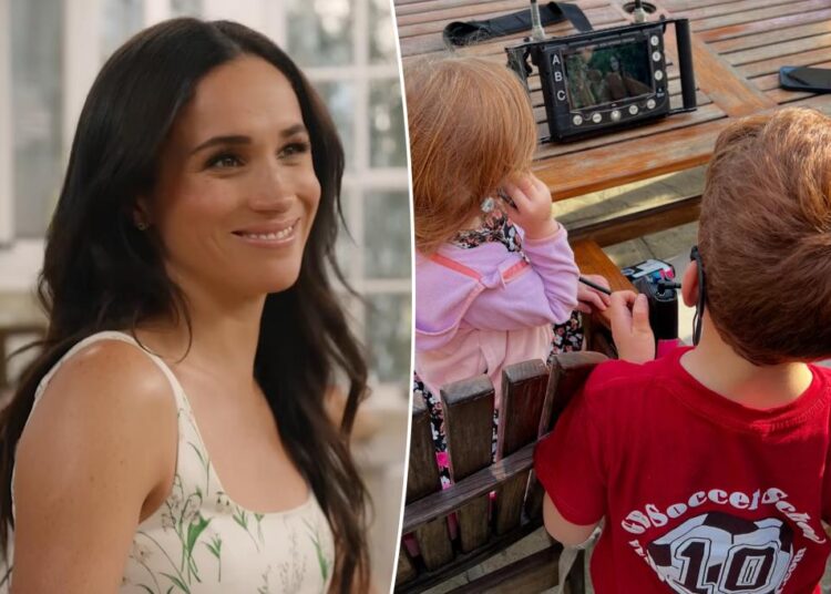 Meghan Markle shares rare glimpse of Prince Archie and Princess Lilibet on set of 'With Love, Meghan'