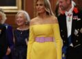 Melania Trump's 'optical illusion' dress at banquet sparks debate | Royal | News