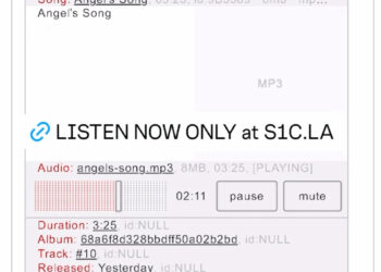 Screenshot of a music release announcement by Miguel for