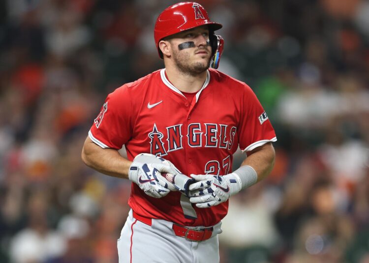 Mike Trout Out of Angels Lineup vs. Royals with Skin Infection