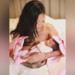 Rihanna shared on social media on Sept 24 a photo showing her carrying her newborn daughter.