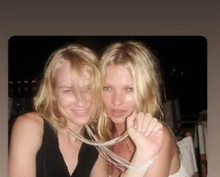 Naomi Watts/Instagram Naomi Watts reposts from daughter Kai of a photo of Naomi and Kate Moss via IG Stories.