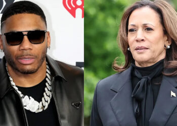 Nelly and Kamala Harris