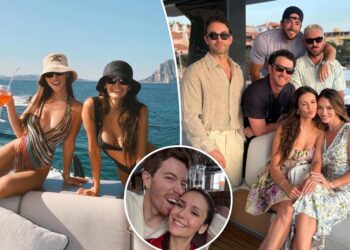 Nina Dobrev soaks up the sun on yacht vacation with Zac Efron, Chace Crawford and pals after Shaun White split