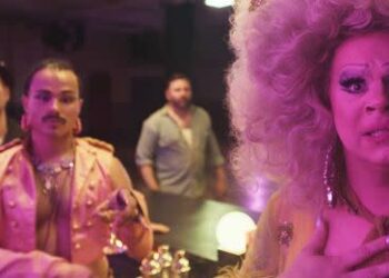 Independent Film Company/Shudder Cheyenne Jackson, Tomas Matos, Quincy Dunn-Baker, and Nina West in 'Queens of the Dead'