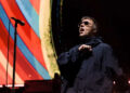 Liam Gallagher of Oasis performing at the Rose Bowl in Pasadena, CA on Sept. 7, 2025. (Photo: Permanent Press Media)