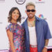Taina Marie Melendez (L) and singer Ozuna arrive for the Latin American Music Awards in 2022. File Photo by James Atoa/UPI