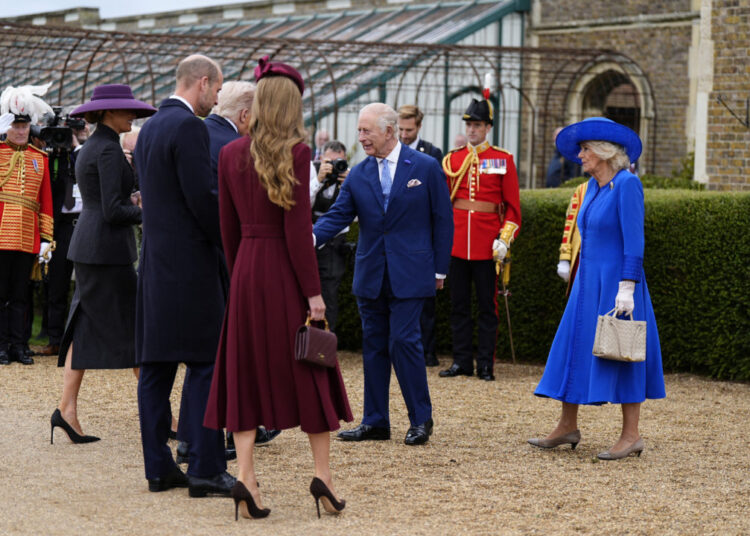 U.S. President Trump makes second state visit to Britain