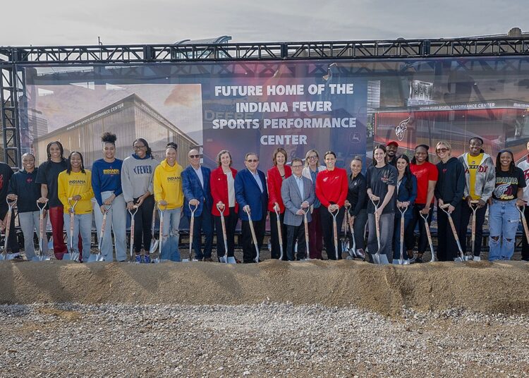 Pacers Sports & Entertainment formally breaks ground on world-class, $78M Indiana Fever Sports Performance Center
