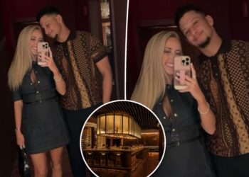 Patrick, Brittany Mahomes enjoy date night at his and Travis Kelce's new restaurant