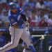 Kansas City Royals' Salvador Perez hits a three-run home run off of Philadelphia Phillies pitcher Aaron Nola, Sunday, Sept. 14, 2025, in Philadelphia.