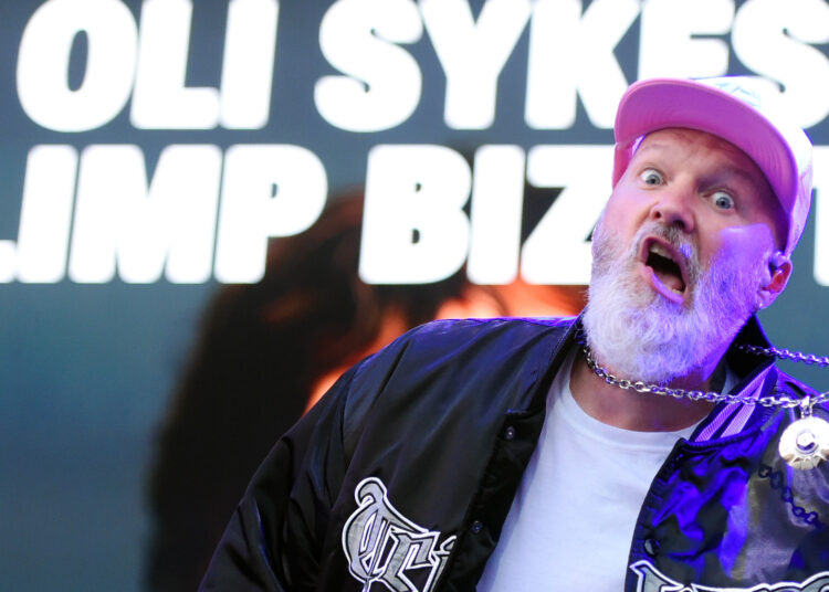Fred Durst of Limp Bizkit performs onstage during Leeds Festival at Bramham Park on August 24, 2025 in Leeds, Englan