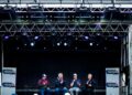 From left to right: Jose Castillo, John Roberts, Marcus Smith and Kenny Wallace during Trackside Live at New Hampshire Motor Speedway on June 23, 2024.