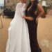 Vanessa Hudgens/Instagram Vanessa Hudgens showing her baby bump while at a friend's wedding.
