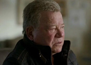 William Shatner, seen at his 2021 Blue Origin space flight, is scheduled to attend the "Star Trek" Cruise next year. Photo courtesy of Blue Origin