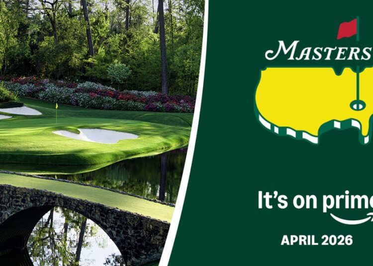 Prime Video will stream part of the Masters in 2026