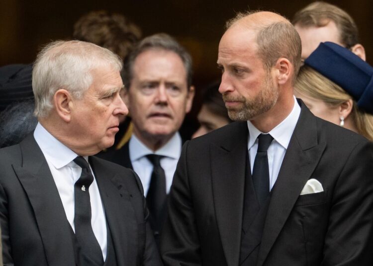 Prince Andrew and Prince William