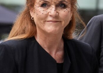 Prince Andrew, Sarah Ferguson's Rare Outing at Royal Funeral