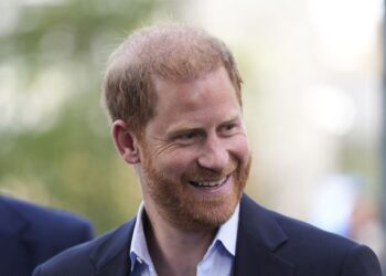 The Duke of Sussex arrives for a visit to Imperial College London's Centre for Blast Injury Studies, at Sir Michael Uren Hub in White City, west London. Picture date: Wednesday September 10, 2025.