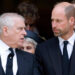 LONDON, UNITED KINGDOM - SEPTEMBER 16: (EMBARGOED FOR PUBLICATION IN UK NEWSPAPERS UNTIL 24 HOURS AFTER CREATE DATE AND TIME) Prince Andrew, Duke of York and Prince William, Prince of Wales attend Katharine, Duchess of Kent's Requiem Mass service at Westminster Cathedral on September 16, 2025 in London, England. Katharine, Duchess of Kent was married to Prince Edward, Duke of Kent, a first cousin of Queen Elizabeth II. She died on September 4 at the age of 92 at Kensington Palace surrounded by her family. Having converted to Catholicism in 1994, her funeral takes place at Westminster Cathedral and is the first Catholic funeral to be held for a member of the royal family in modern British history. Her Royal Highness will be laid to rest at the Royal Burial Ground at Frogmore, Windsor. (Photo by Max Mumby/Indigo/Getty Images)