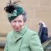 Princess Anne Posed in Front of a Wall of Lingerie