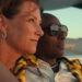 Princess Martha Louise and Durek Verrett riding in a car