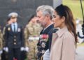 Queen Mary Captured Standing Alone at Danish Palace