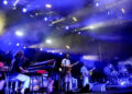 Goose performs in August 2025 in Iowa City, Iowa. The band will be on stage at Amica Mutual Pavilion in Providence on Dec. 12 and 13.