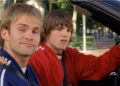 Sean William Scott and Ashton Kutcher in <em>Dude, Where’s My Car?</em>