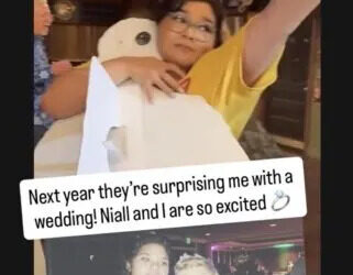 Belissa Escobedo surprise birthday video message from Niall Horan, Instagram, September 18, 2025.