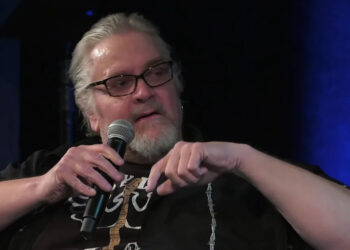 Legendary steel guitarist Robby Turner in conversation at the Country Music Hall of Fame and Museum, July 2019