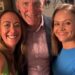 Podcast hosts Andrea Caamano and Emily Nash with royal author Valentine Low