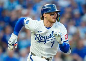 Kansas City Royals shortstop Bobby Witt Jr. (7) Jay Biggerstaff&sol;Imagn Images