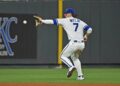 Royals SS Bobby Witt Jr. (back spasms) leaves game vs. Twins - Field Level Media - Professional sports content solutions