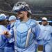 Sep 6, 2025; Kansas City, Missouri, USA; Kansas City Royals designated hitter Carter Jensen (22) celebrates with team mates after the win over the Minnesota Twins at Kauffman Stadium. Mandatory Credit: Denny Medley-Imagn Images
