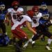 Shaun Young runs with the ball.