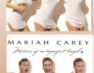 Ryan Seacrest recreating Mariah Carey's album, "Memoirs of an Imperfect Angel"