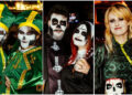 Fans dressed up as various Ghost characters.