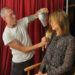 Chris McMillan/Instagram Chris McMillan (left) and Savannah Guthrie mid-haircut.
