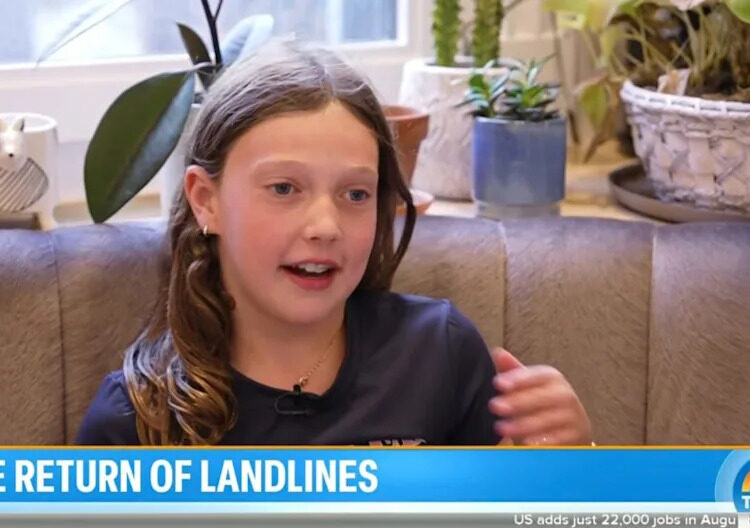 Savannah Guthrie's daughter, Vale, on the September 8, 2025, episode of NBC's 'Today.'