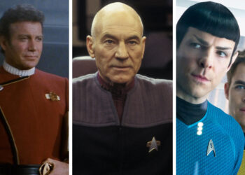 Star Trek movies in order (TOS Kirk, TNG Picard, Kelvin Kirk & Spock)