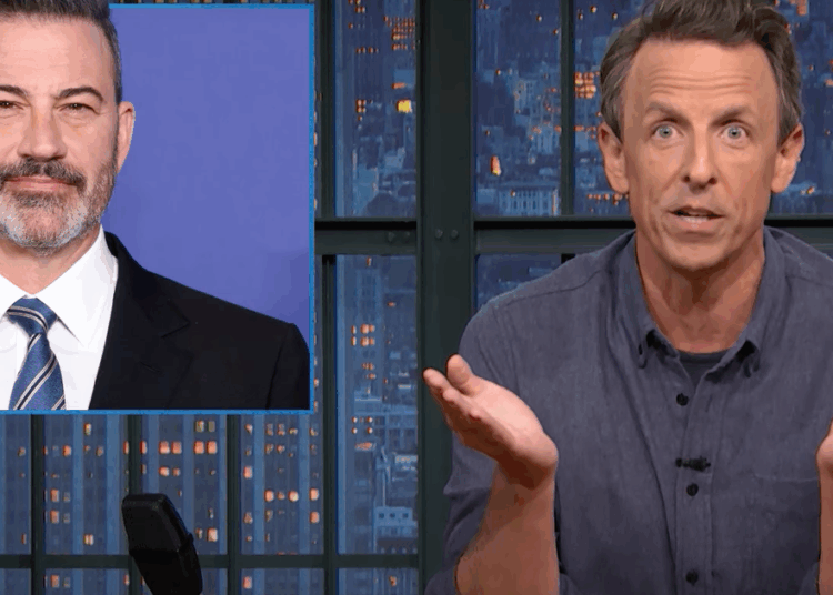 Seth Meyers Makes Defiant Vow Amid Kimmel Removal Uproar