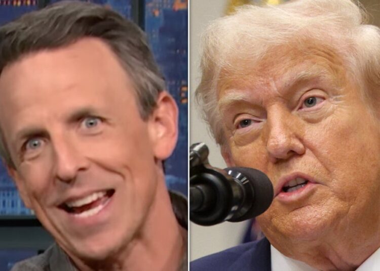 Seth Meyers Shreds Trump's Free Speech Complaints Using Brutal Blast From The Past