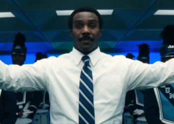 Tramell Tillman holding his hands up in Severance Season 2x10.