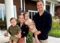Shawn Johnson Instagram  Shawn Johnson and Andrew East with their kids, Drew and Jett.